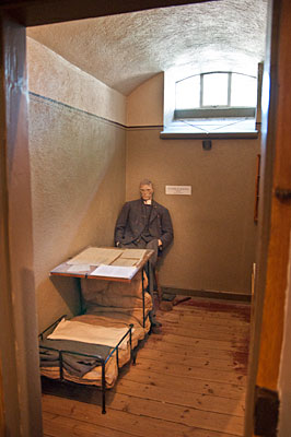 Ursprunglig fängelsecell på Långholmens fängelsemuseumångholmen